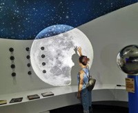 The application of gobo projector in the museum